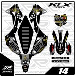Decal 400 Micron Kawasaki KLX Gordon